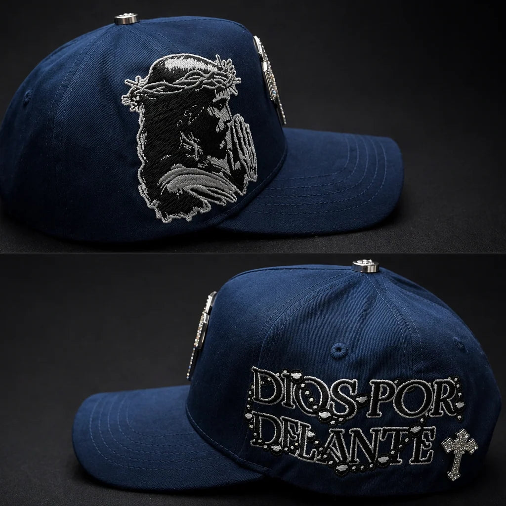 God First BLK Navy Blue