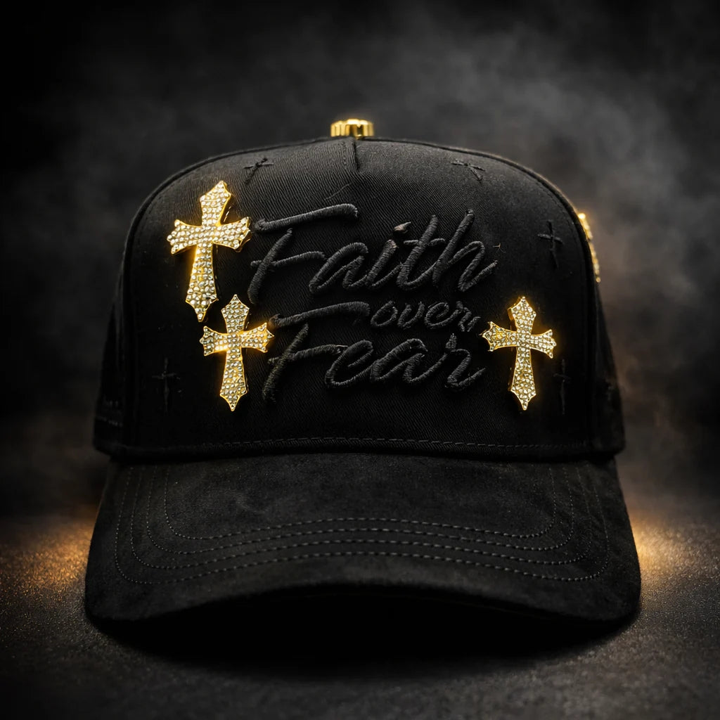 Faith Over Fear BLK Gold