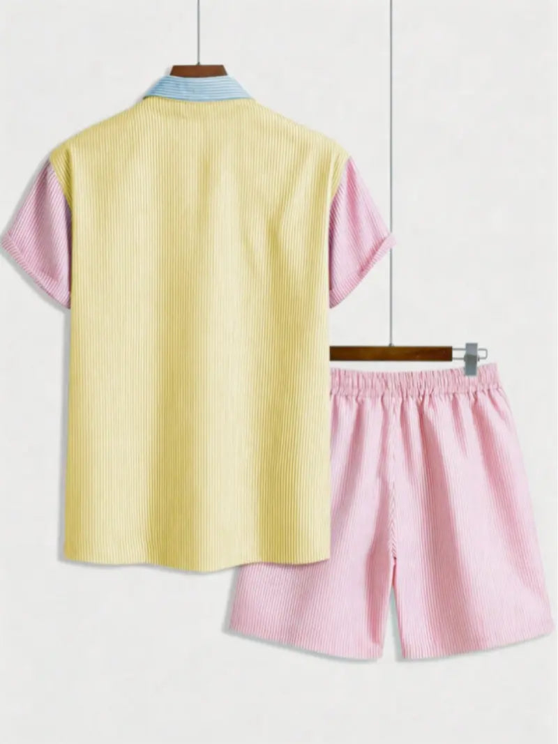 Men's Casual Fashion Comfortable Two-Piece Set