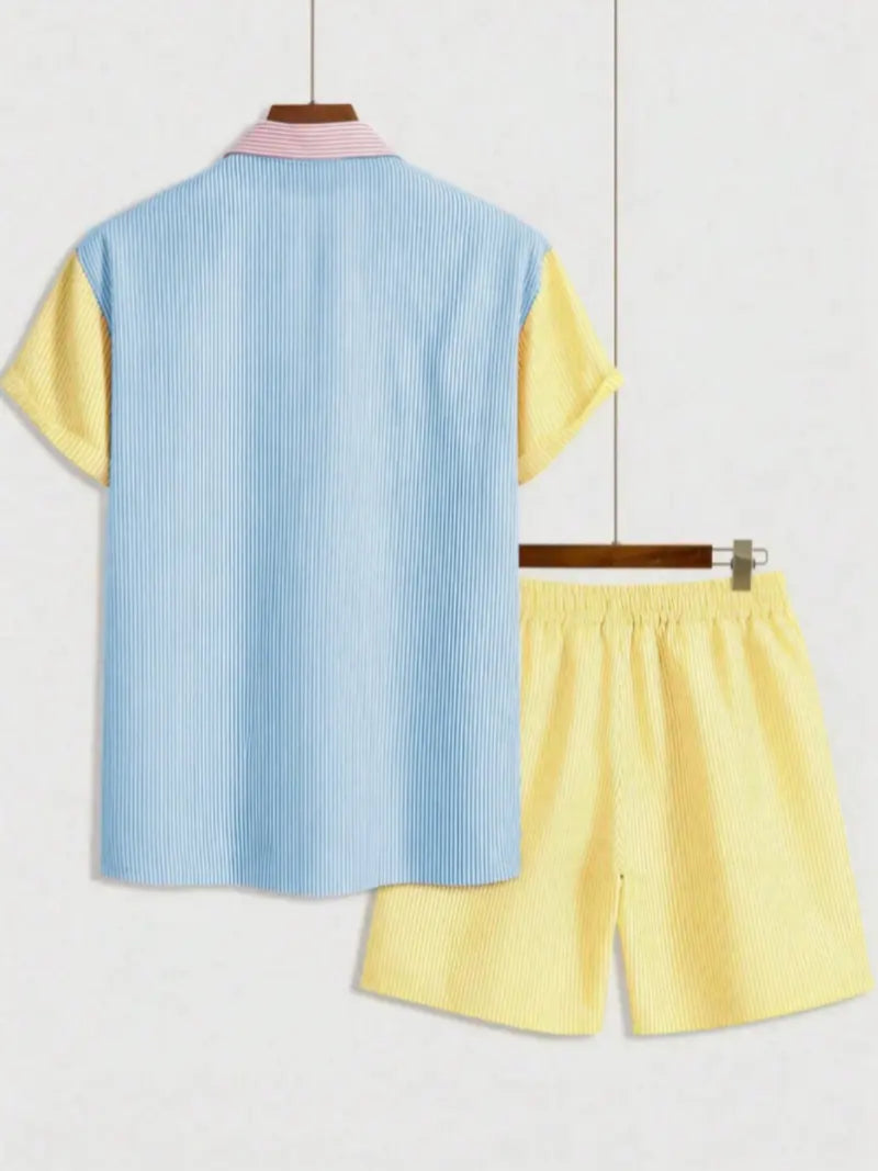 Men's Casual Fashion Comfortable Two-Piece Set