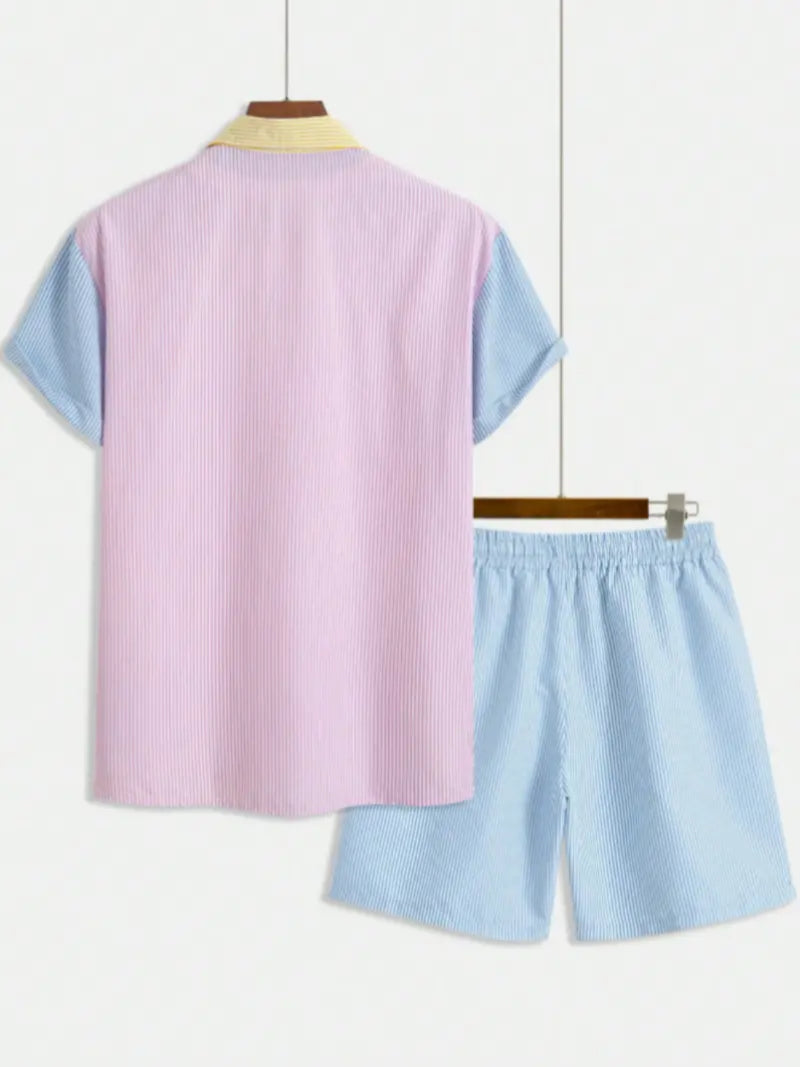 Men's Casual Fashion Comfortable Two-Piece Set