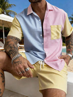 Men's Casual Fashion Comfortable Two-Piece Set